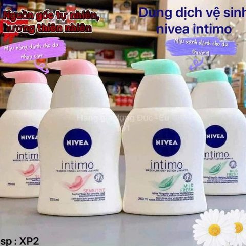 Dung Dịch Vệ Sinh Phụ Nữ Nivea Intimo 250ml - Dịu Nhẹ, Cân Bằng pH, Chăm Sóc Vùng Kín Hàng Ngày Cho Phụ Nữ An Toàn, Tự Tin