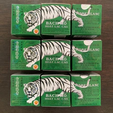 Cao Xoa Bóp Bạch Hổ Hoạt Lạc 20gr - Giảm Đau Nhức Cơ Bắp, Thư Giãn Tinh Chất Thiên Nhiên, An Toàn cho Sức Khỏe