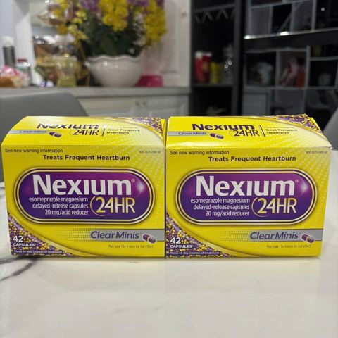 NEXIUM 24H - Viên Hỗ Trợ Chứng Ợ Nóng và Viêm Loét Dạ Dày - Giải Pháp Tiêu Hóa Hiệu Quả 14 Ngày