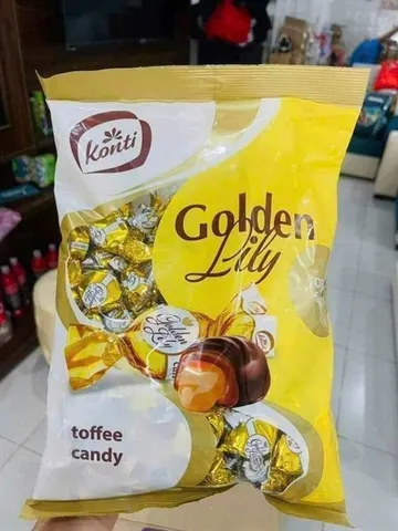 Kẹo Socola Huệ Vàng Nga 500g - Vị Ngọt Truyền Thống Nguyên Chất, Hương Vị Thơm Ngon Từ Nga
