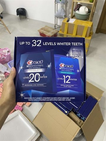 Miếng Dán Trắng Răng Crest 32 Miếng - Trắng Răng Rõ Rệt, Chăm Sóc Răng Miệng Mới Nhất, Giải Pháp Hiệu Quả Tại Nhà