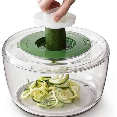 Rổ Quay Rau Joseph Joseph 20200 Duo Multi-Prep - Bộ Dụng Cụ Làm Salad Thông Minh 4 Món Với Bảo Vệ Ngón Tay An Toàn