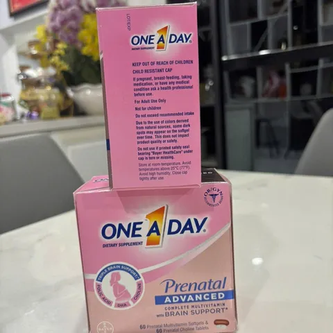 Viên Uống Dinh Dưỡng Cho Mẹ Bầu ONE A DAY PRENATAL ADVANCED - Bổ Sung Omega 3, Acid Folic, Vitamins & Minerals Hỗ Trợ Phát Triển Thai Nhi