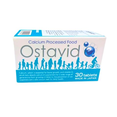 Viên uống bổ sung Canxi và Vitamin D OSTAVID 30 viên - Hỗ trợ phát triển chiều cao và ngăn ngừa loãng xương, cho mọi lứa tuổi