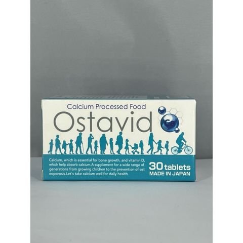 Viên uống bổ sung Canxi và Vitamin D OSTAVID 30 viên - Hỗ trợ phát triển chiều cao và ngăn ngừa loãng xương, cho mọi lứa tuổi