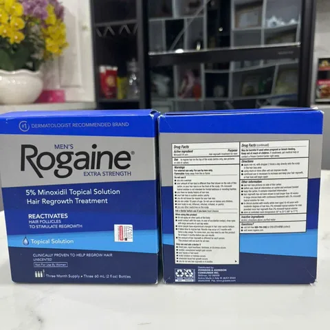 Dung Dịch Kích Mọc Tóc Rogaine 5% 60ml - Giải Pháp Chống Rụng Tóc Hiệu Quả Cho Nam Giới