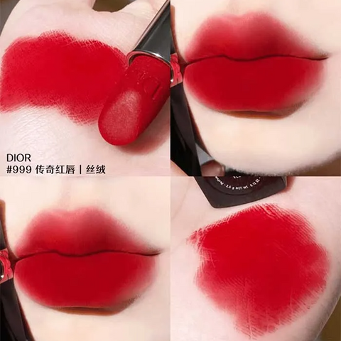 Bộ Son Dior Rouge 999 & 100 Mini 1.5g Chính Hãng - Đỏ Quyến Rũ Tạo Phong Cách Sang Trọng và Tự Tin Cho Phái Đẹp