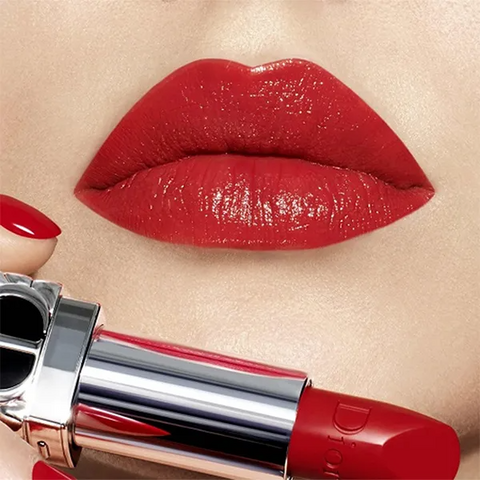 Set Son Dior Rouge Dior Lipstick Cao Cấp Màu 999 Satin, Matte, Velvet - Bộ 3 Son Chính Hãng Sang Trọng, Đẳng Cấp, Độ Bám Màu Lâu