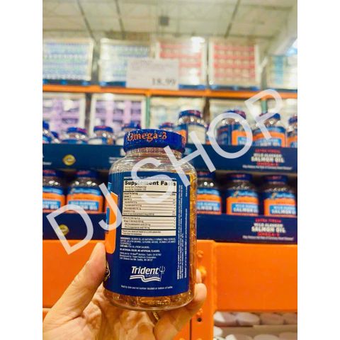 Viên Uống Dầu Cá Hồi Pure Alaska Omega-3 Wild Alaskan Salmon Oil 1000mg - Hỗ Trợ Sức Khỏe Não Bộ & Cải Thiện Da 210 Viên