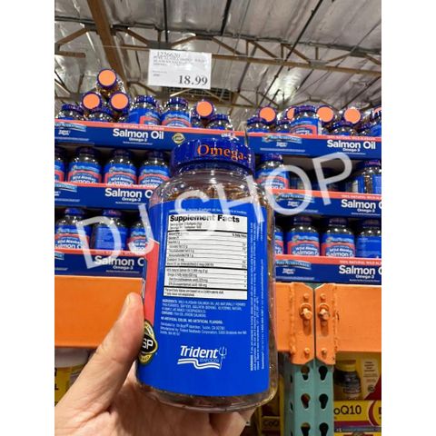 Viên Uống Dầu Cá Hồi Pure Alaska Omega-3 Wild Alaskan Salmon Oil 1000mg - Hỗ Trợ Sức Khỏe Não Bộ & Cải Thiện Da 210 Viên