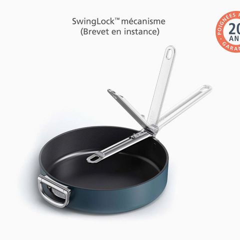 Chảo Rán Chống Dính Joseph Joseph Space 28cm - Hàng Chất Lượng Cao, Phù Hợp Mọi Loại Bếp, Dễ Dàng Sử Dụng và Vệ Sinh