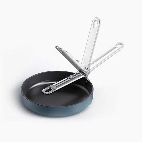 Chảo rán chống dính Joseph Joseph 45040 Space 20cm - Chảo bếp từ, công nghệ SwingLock, an toàn, chuyên nghiệp, màu xanh