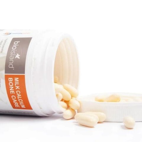 Bio Island Viên Uống Bổ Sung Canxi Milk Calcium Cho Người Lớn, Bà Bầu, Sau Sinh - Giúp Xương Khỏe Mạnh 150 Viên