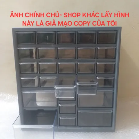Tủ Nhựa Ngăn Kéo Đựng Linh Kiện - 27 Ngăn Thông Minh Cho Dụng Cụ Cơ Khí, Đồ Chơi Nhỏ, Phụ Kiện Điện Tử