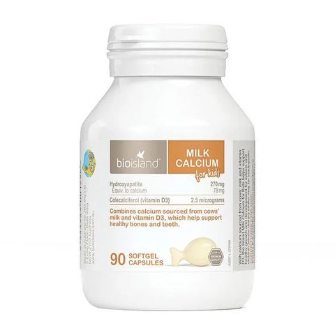 Viên uống hỗ trợ Xương và Chiều Cao cho trẻ Bioiland Úc 90 viên - Tăng chiều cao tự nhiên, bổ sung Canxi và Vitamin D cho trẻ em