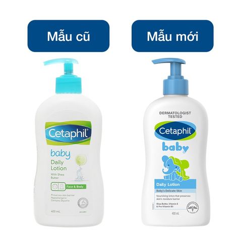 Sữa Dưỡng Ẩm Da Hàng Ngày Cho Bé Cetaphil Baby Daily Lotion 400ml - Dưỡng ẩm nhẹ nhàng cho làn da nhạy cảm, không gây kích ứng.
