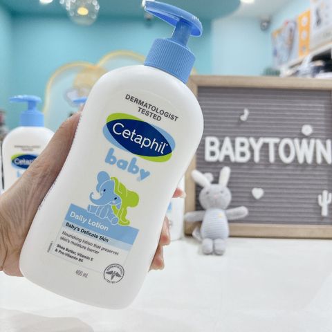 Sữa Dưỡng Ẩm Da Hàng Ngày Cho Bé Cetaphil Baby Daily Lotion 400ml - Dưỡng ẩm nhẹ nhàng cho làn da nhạy cảm, không gây kích ứng.
