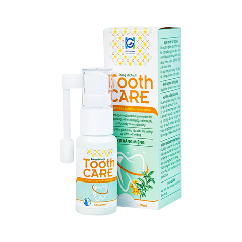 Dung Dịch Xịt Giảm Đau Nhức Răng Tooth Care 20ml - Hỗ Trợ Viêm Nướu, Chiết Xuất Từ Thiên Nhiên, Giảm Đau Nhanh Chóng