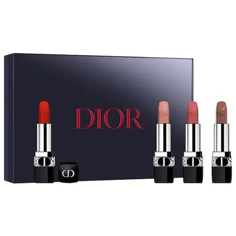 Set Son Dior Mini Rouge 4 Màu Chính Hãng - Bộ Son Môi Sang Trọng, Chất Lượng Cao, Dễ Dàng Mang Theo, Quà Tặng Lý Tưởng cho Nữ