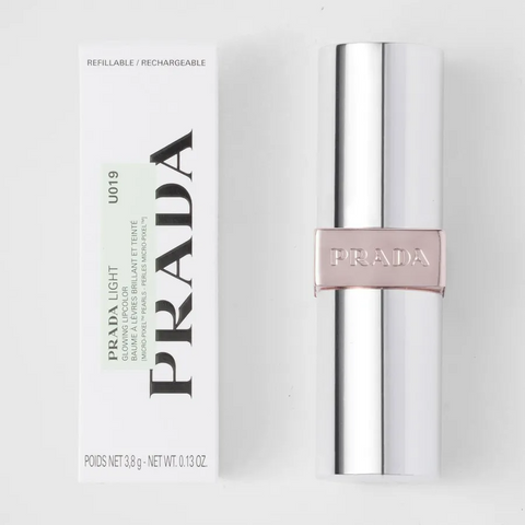 Son Dưỡng Prada Light Glowing Lipcolor U019 Brown - Son Môi Cao Cấp, Dưỡng Ẩm, Màu Nâu Sang Trọng, Chính Hãng, Phù Hợp Với Mọi Dịp