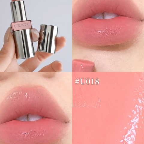 Son Prada Monochrome Soft Matte Lipstick U018 - Son Môi Hồng Nhạt Cao Cấp - Bền Màu, Dưỡng Ẩm, Sang Trọng