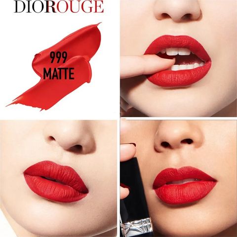 Set Son Dior Rouge Dior Lipstick 999 - 3 Màu Satin, Matte, Velvet Chính Hãng - Son Môi Cao Cấp Sang Trọng cho Phái Đẹp