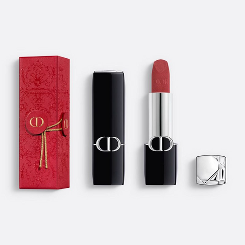 Son Dior Rouge Dior Lunar New Year 720 Icone - Son Môi Đỏ Hồng Đất Cao Cấp, Phiên Bản Giới Hạn Tết Nguyên Đán Chính Hãng