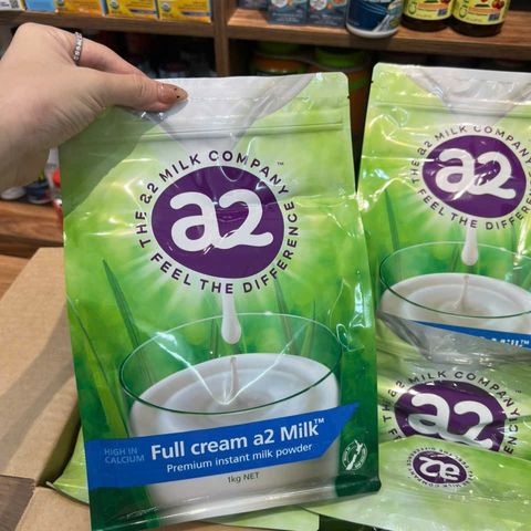 Sữa Bột A2 Full Cream 1KG - Dinh Dưỡng Cao, Dễ Tiêu Hóa Cho Gia Đình, Không Chất Bảo Quản, Hương Vị Nguyên Kem Từ Úc
