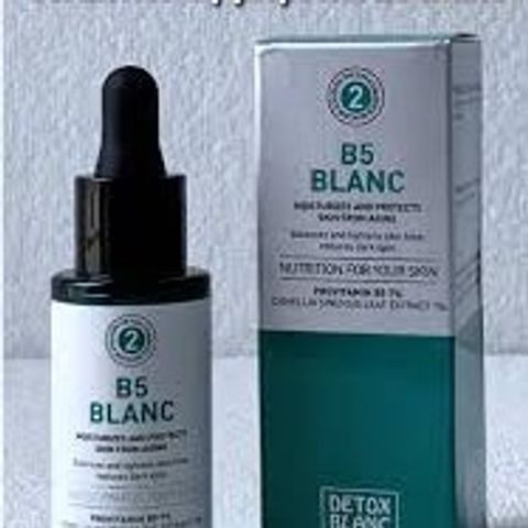 Serum B5 Phục Hồi Detox Blanc - Cấp Ẩm, Dưỡng Trắng, Chống Lão Hóa, Se Khít Lỗ Chân Lông, Chăm Sóc Da Mịn Màng