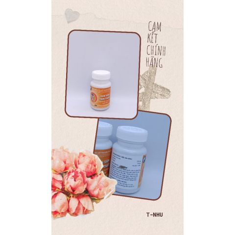 Đan Sâm Tam Thất BV YHCT TP.HCM - Lọ 100 Viên Thực Phẩm Chức Năng Hỗ Trợ Tuần Hoàn Máu và Giảm Đau Bụng Kinh