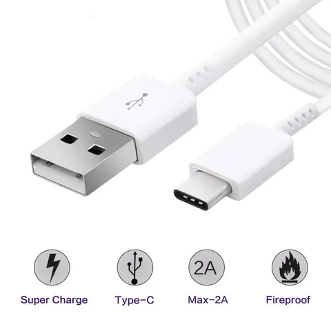 Cáp Sạc Type-C 1m - Hỗ Trợ Sạc 2A, Truyền Dữ Liệu Nhanh, Tương Thích Android, Dây Chắc Chắn, Giảm Nóng Khi Sạc