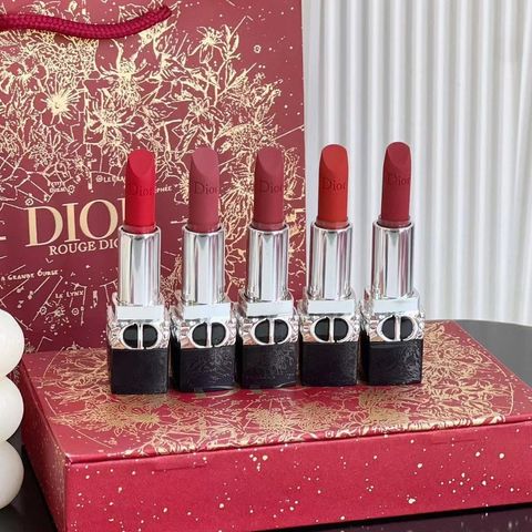 Set Son Dior Rouge Tết Nguyên Đán Limited Edition 1.5g - Son Môi Cao Cấp, Chăm Sóc Môi, Màu Đẹp Quyến Rũ, Quà Tặng Sang Trọng