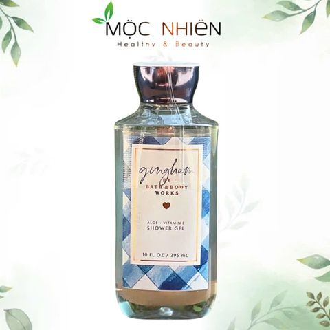 Sữa Tắm Dưỡng Ẩm Hương Nước Hoa Gingham 295ml - Bath & Body Works Shower Gel, Giữ Ẩm Da Mềm Mịn, Hương Thơm Tươi Mát