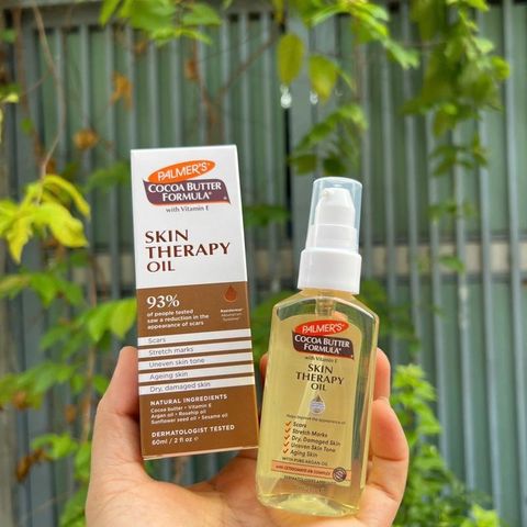 Dầu Dưỡng Palmer's Cocoa Butter Formula Skin Therapy Oil Vitamin E 60ml - Giúp Làm Mờ Rạn Da & Cải Thiện Da Khô, Mịn Màng