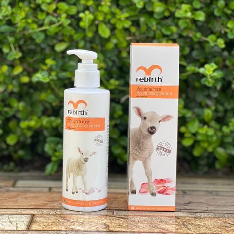 Sữa Dưỡng Thể Nhau Thai Cừu & Tinh Chất Hoa Hồng Rebirth 200ml - Dưỡng Ẩm, Làm Săn Chắc Da, Phù Hợp Cho Da Nhạy Cảm