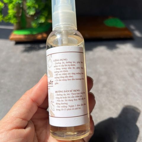 Dầu Dừa Thủ Công Escoco 100ml/250ml/500ml - Dưỡng Ẩm Da, Tóc Mềm Mượt, Tẩy Trang Tự Nhiên, An Toàn Cho Da Nhạy Cảm
