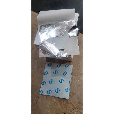 Bạc Nhật Vỡ Trang Trí - Set Dát Bạc Kích Thước 9x9cm, Độ Bóng Cao, Dễ Thi Công Cho Tất Cả Chất Liệu