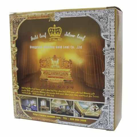 Lá Vàng Đế Vương 14x14cm - Hộp 1.000 Lá Dát Vàng Trang Trí Độc Đáo, Chống Ô XY Hóa cho Gỗ, Nhựa, Kim Loại