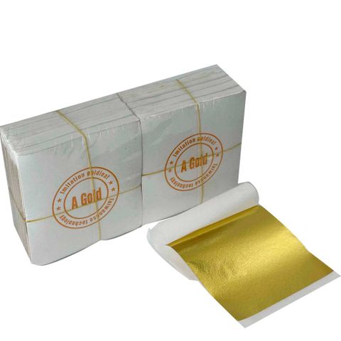 1000 Lá Vàng Dát Vàng A Gold - Màu Sắc Rực Rỡ, Dễ Thi Công, Bền Màu, Thích Hợp Cho Gỗ, Thủy Tinh, Nhựa, Trang Trí Nội Thất