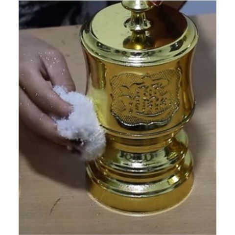 Bông Chà Làm Bóng Vàng 50g - Dụng Cụ Vệ Sinh Đồ Đồng, Kim Loại, Tượng Phật, Giúp Bề Mặt Láng Mịn, Sáng Bóng Như Xi Mạ