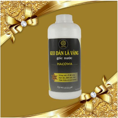Cặp Keo Phủ Gốc Nước 1kg - Đính Vàng Chất Liệu Thấm Hút, Bảo Vệ Chống Xỉn Vàng, Keo Bám Dính Tốt, Dụng Cụ Thủ Công Nghệ Sáng Tạo
