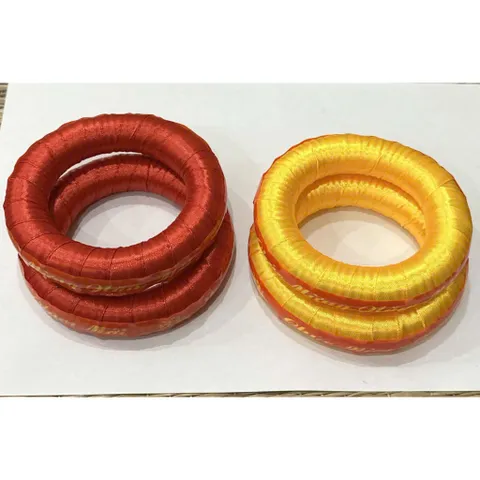 Đế Ruột Gà Chưng Dừa Bưởi Dưa Hấu Tết Bính Ngọ 2026 - Cặp Đế Màu Đỏ Vàng Siêu Đẹp Mừng Xuân