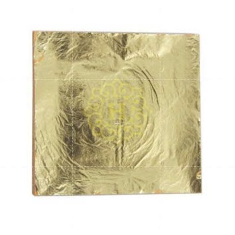 Lá Vàng Dát Vàng Ý Zinzi 14x14cm - Trang Trí Nghệ Thuật Dễ Dàng Trên Gỗ, Nhựa, Kim Loại, Hữu Ích Cho Dự Án Sáng Tạo