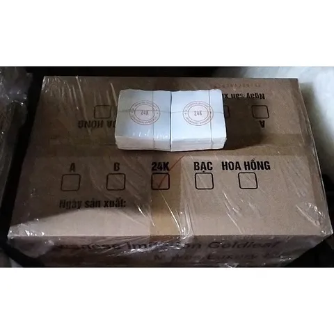 Lá vàng 24K công nghiệp TQ - 30000 lá cho trang trí nội thất, dát vàng bàn ghế, tượng Phật, đồ thờ - Sang trọng, dễ sử dụng.