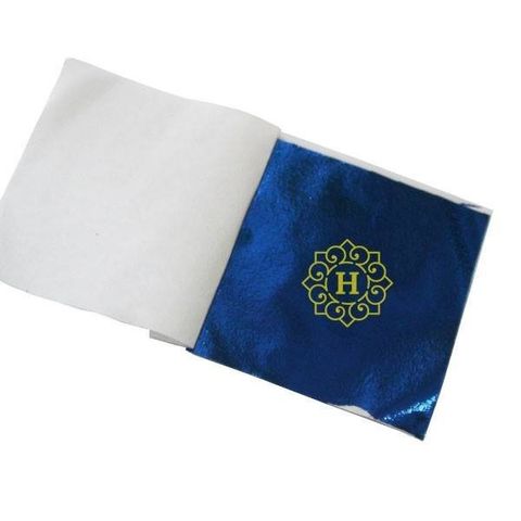 Gói 50 Lá Vàng Xanh Nước Biển (9x9cm) - Chuyên Dát Vàng Trang Trí Đồ Nội Thất Sang Trọng, Đẳng Cấp