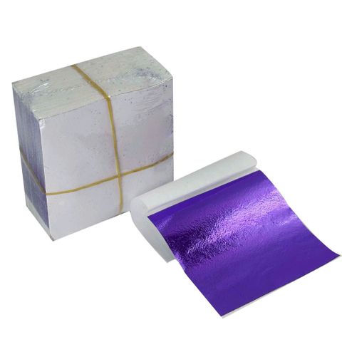 9 Lá Vàng Công Nghiệp Đa Sắc 9x9cm - Dụng Cụ Dát Vàng Trang Trí Nội Thất Độc Đáo, Thích Hợp Cho Gỗ, Thủy Tinh, Kim Loại