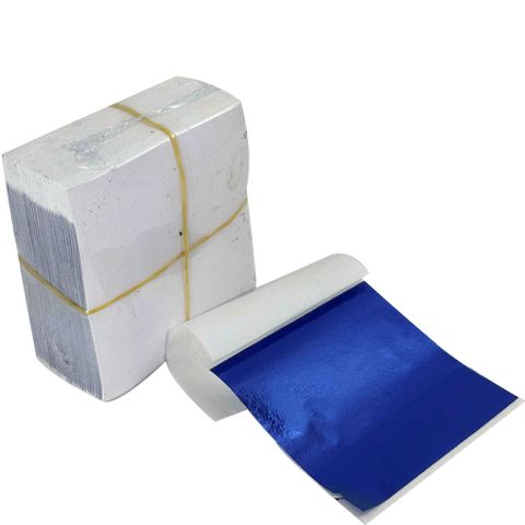 9 Lá Vàng Công Nghiệp Đa Sắc 9x9cm - Dụng Cụ Dát Vàng Trang Trí Nội Thất Độc Đáo, Thích Hợp Cho Gỗ, Thủy Tinh, Kim Loại