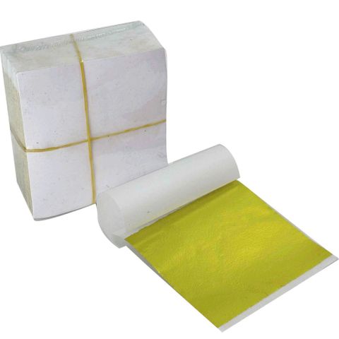 9 Lá Vàng Công Nghiệp Đa Sắc 9x9cm - Dụng Cụ Dát Vàng Trang Trí Nội Thất Độc Đáo, Thích Hợp Cho Gỗ, Thủy Tinh, Kim Loại