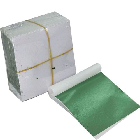 9 Lá Vàng Công Nghiệp Đa Sắc 9x9cm - Dụng Cụ Dát Vàng Trang Trí Nội Thất Độc Đáo, Thích Hợp Cho Gỗ, Thủy Tinh, Kim Loại