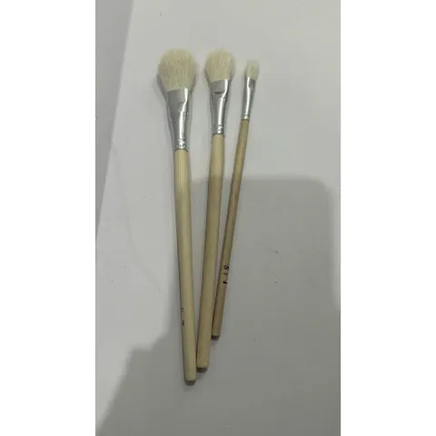 Chổi Lông Thỏ Dát Vàng Cao Cấp Hacowa - Bộ 100 Chiếc Chuyên Dụng Cho Thi Công Vàng, Mềm Mịn, Bền Bỉ, Không Xước Bề Mặt